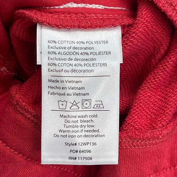 Junk Food Clothing NFL Kansas City Chiefs Overtime Jogger Sz S New $56 Red Cozy - Picture 7 of 9